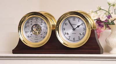 Chelsea Barometer & Clock Set from Wind & Weather